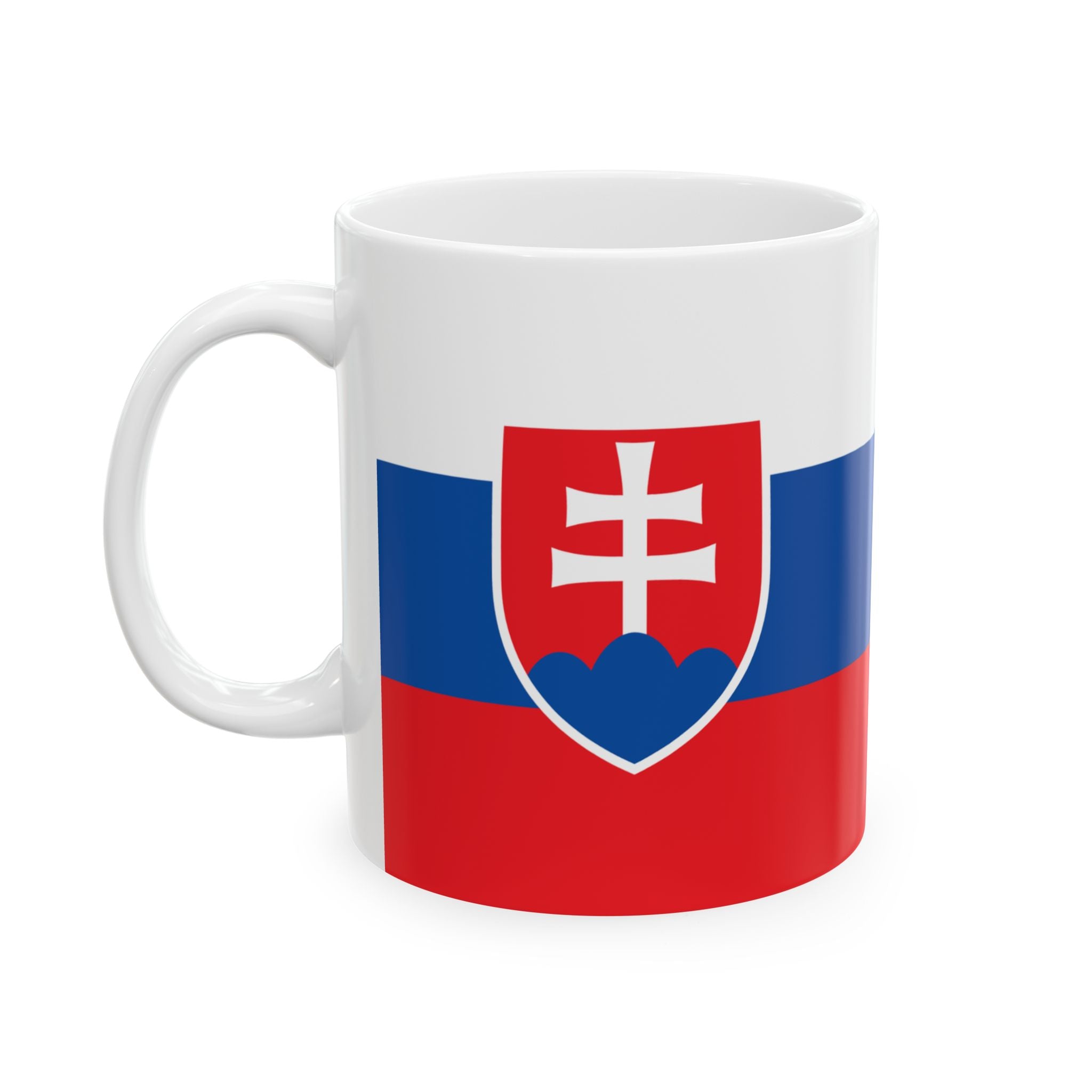 Slovakia Flag Mug | Patriotic Coffee Cup | Gift for Expats, Slovakia Heritage & Travelers
