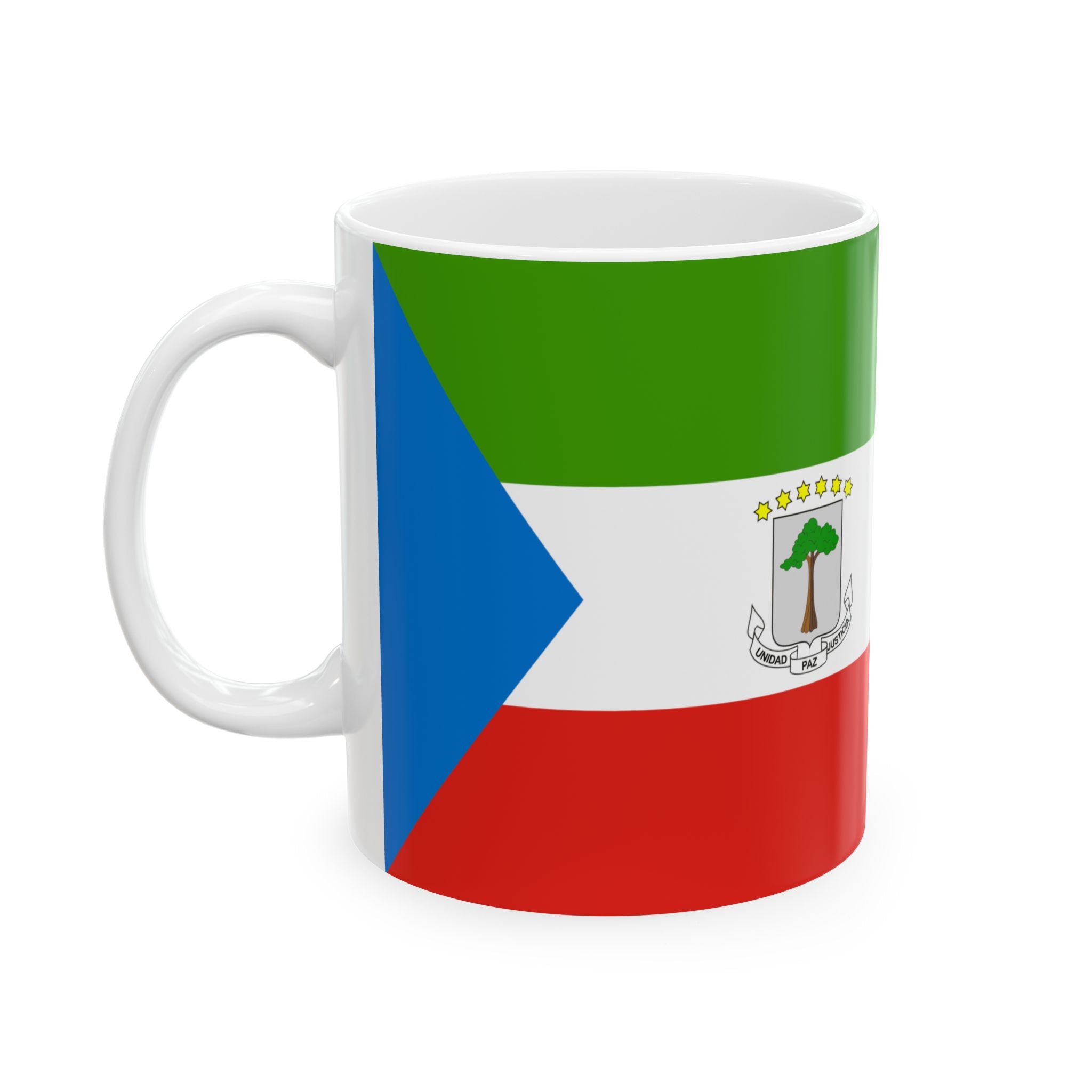 Equatorial Guinea Flag Mug | Patriotic Coffee Cup | Gift for Expats, Equatorial Guinea Heritage & Travelers