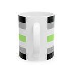 Agender Pride Mug | Agender Flag Coffee Cup | LGBTQ+ Pride Gift | Queer Community Mug
