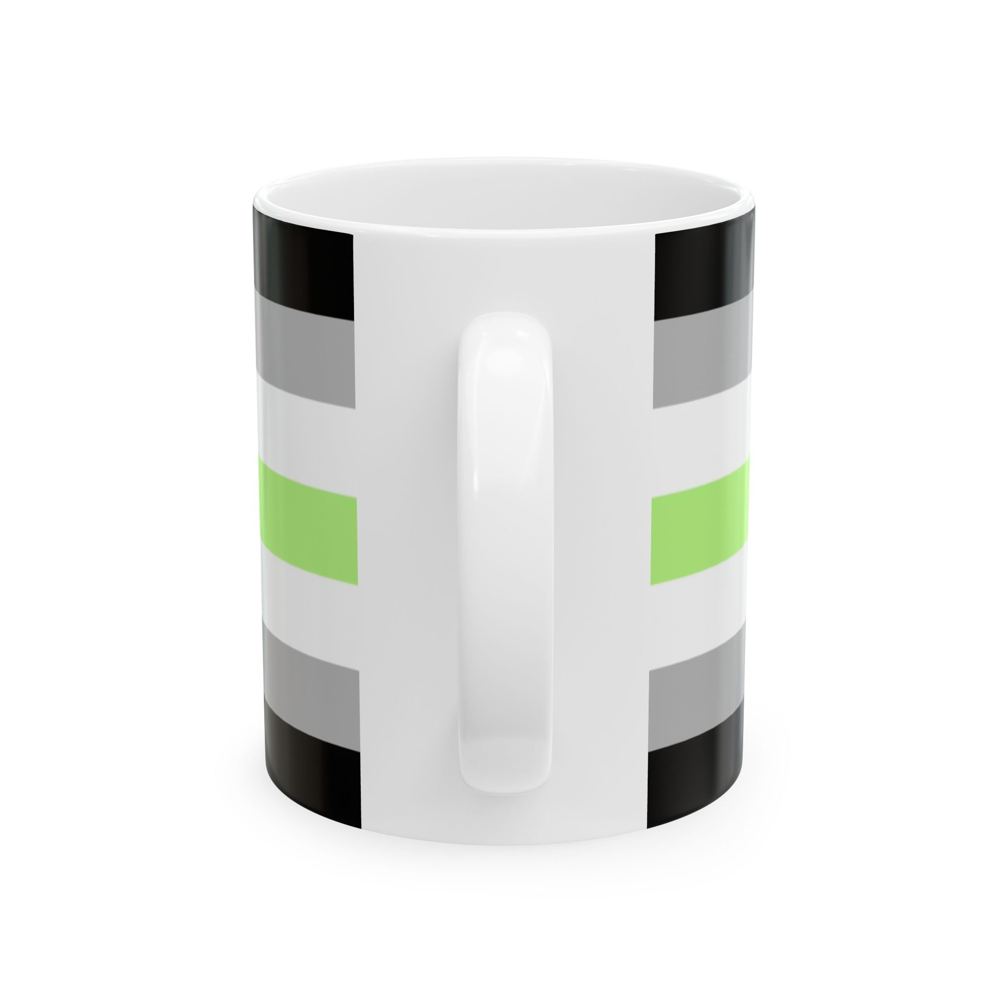 Agender Pride Mug | Agender Flag Coffee Cup | LGBTQ+ Pride Gift | Queer Community Mug