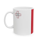 Malta Flag Mug | Patriotic Coffee Cup | Gift for Expats, Malta Heritage & Travelers