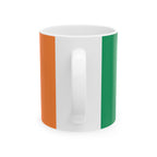 Ireland Flag Mug | Patriotic Coffee Cup | Gift for Expats, Ireland Heritage & Travelers