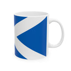 Scotland Flag Mug | Patriotic Coffee Cup | Gift for Expats, Scotland Heritage & Travelers