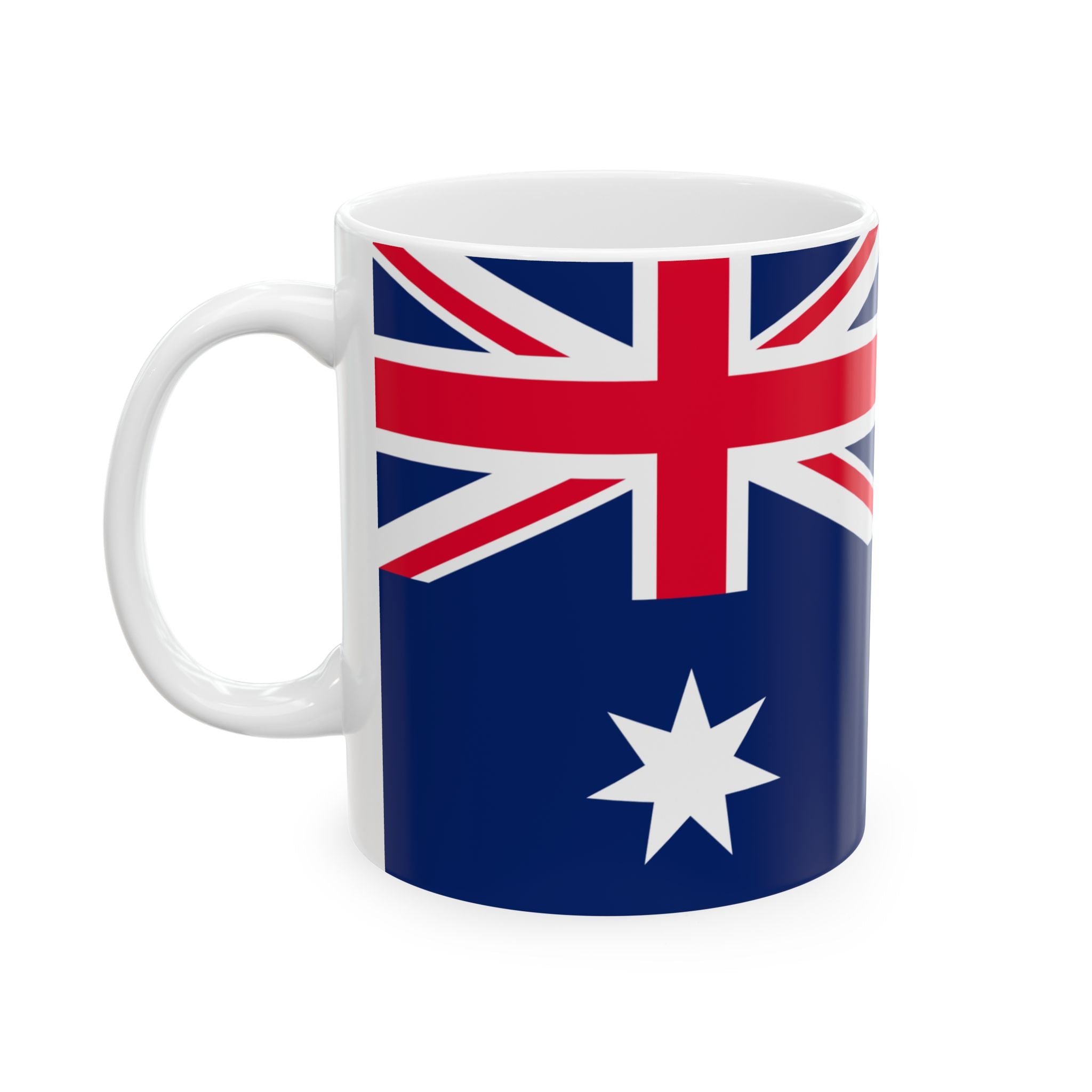 Australia Flag Mug | Patriotic Coffee Cup | Gift for Expats, Australia Heritage & Travelers