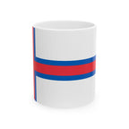 Faroe Islands Flag Mug | Patriotic Coffee Cup | Gift for Expats, Faroe Islands Heritage & Travelers