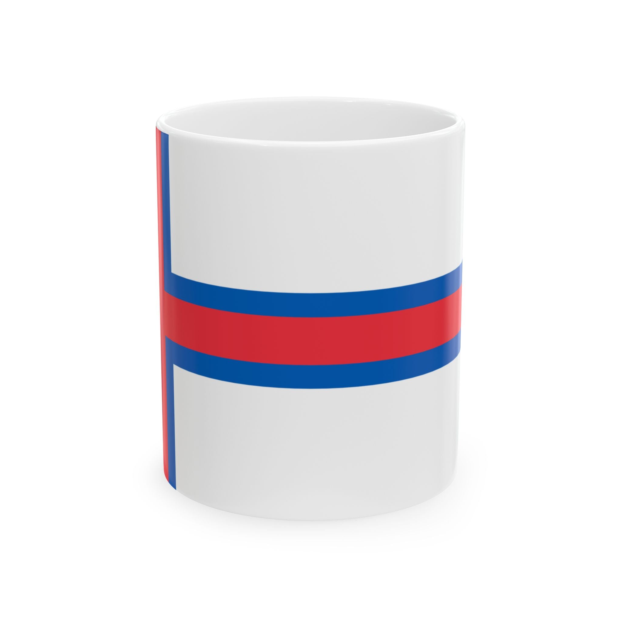 Faroe Islands Flag Mug | Patriotic Coffee Cup | Gift for Expats, Faroe Islands Heritage & Travelers