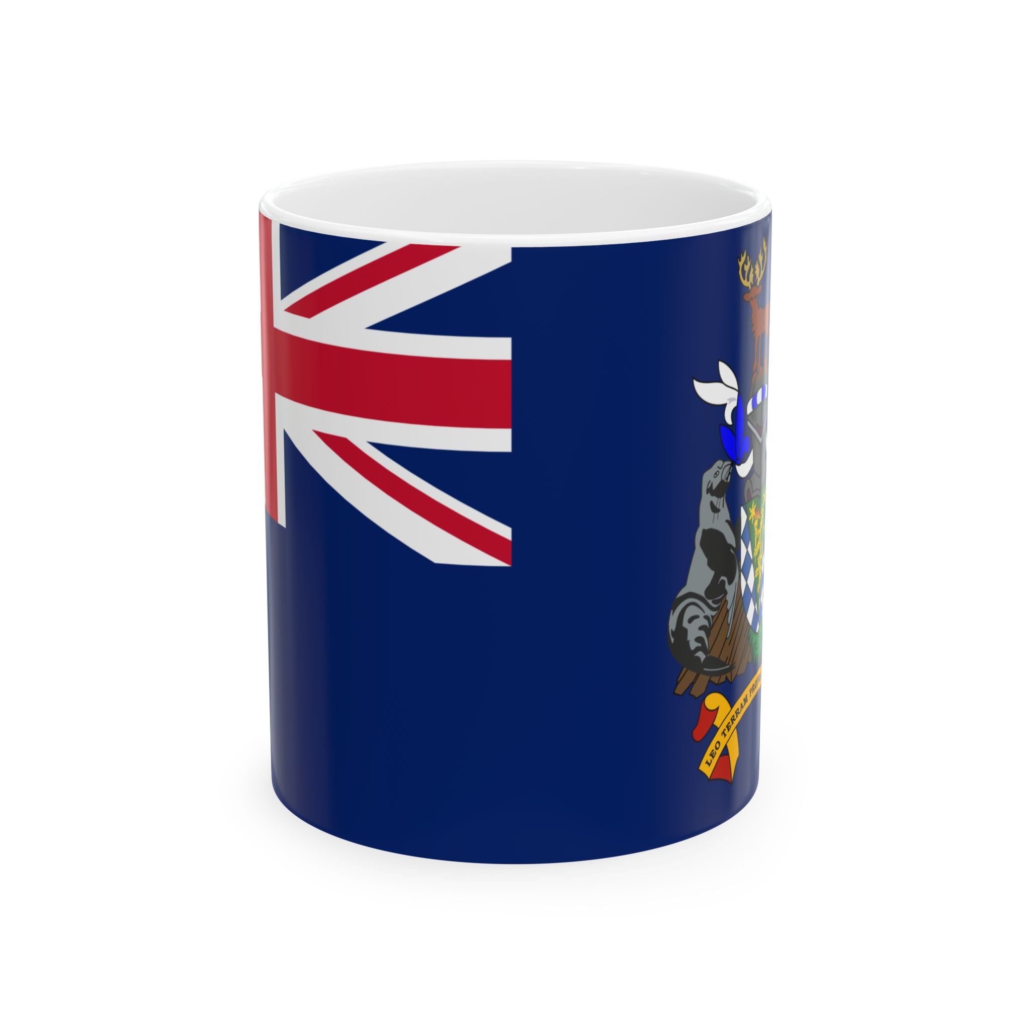 South Georgia Flag Mug | Patriotic Coffee Cup | Gift for Expats, South Georgia Heritage & Travelers
