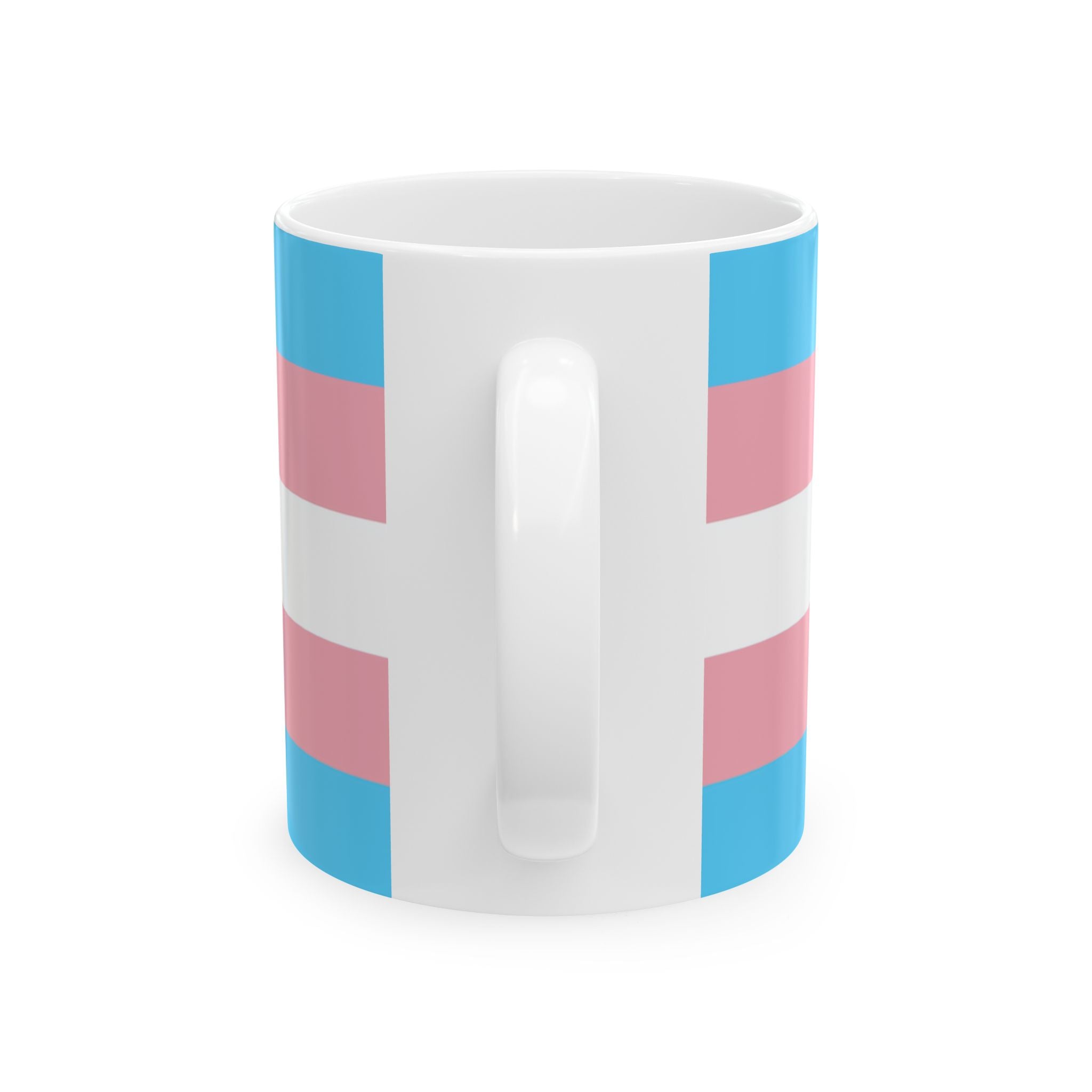 Transgender Pride Mug | Transgender Flag Coffee Cup | LGBTQ+ Pride Gift | Queer Community Mug