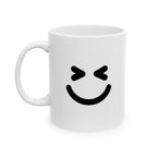 Laughing Face Mug Emoji Mug | Cute Minimalist Coffee Mug | Funny Ceramic Mug | Aesthetic Gift | Cute Coffee Cup
