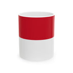Monaco Flag Mug | Patriotic Coffee Cup | Gift for Expats, Monaco Heritage & Travelers