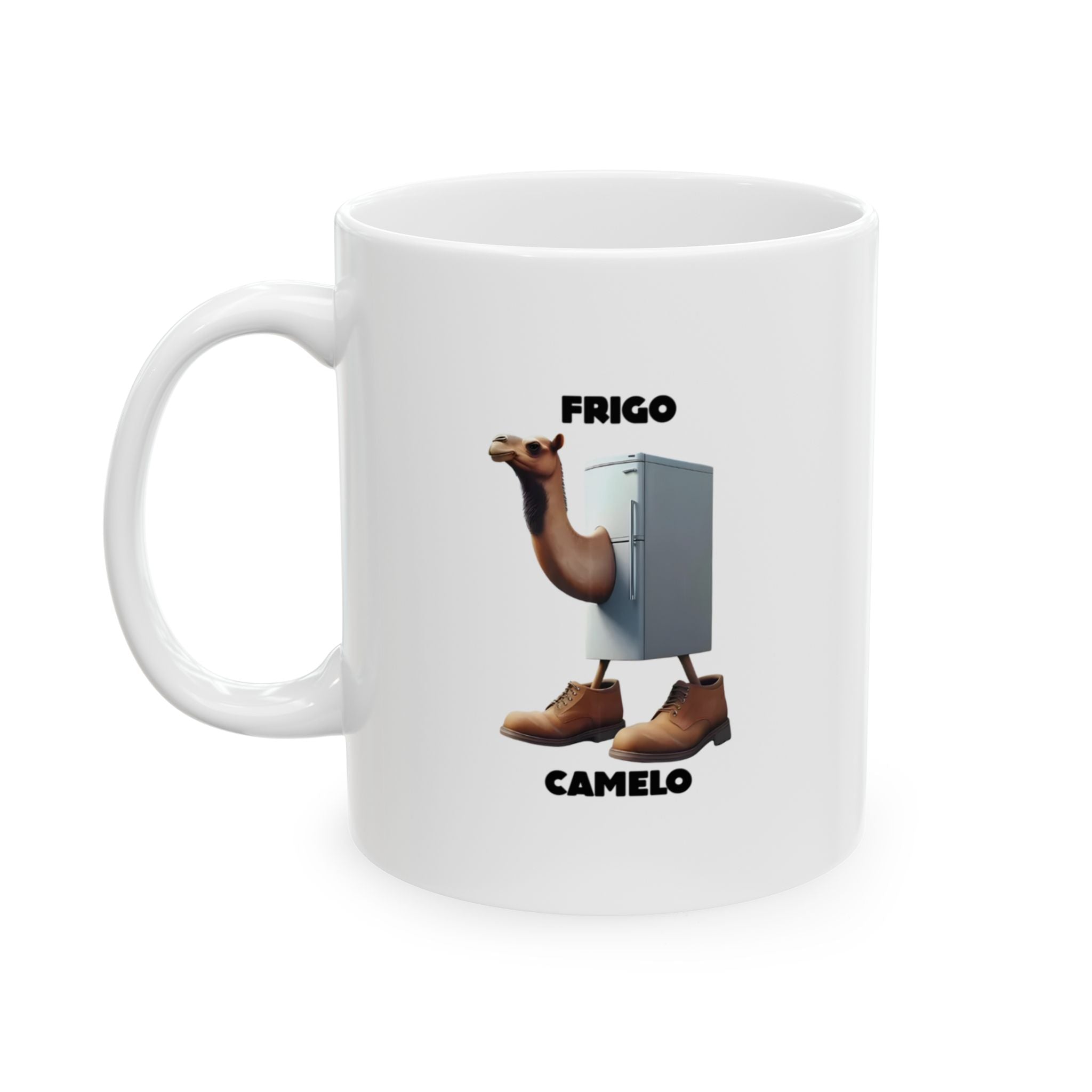 Frigo Camelo Mug | Italian Brainrot Mug | Funny Meme Coffee Mug | Viral TikTok Gift | Ceramic Coffee Cup