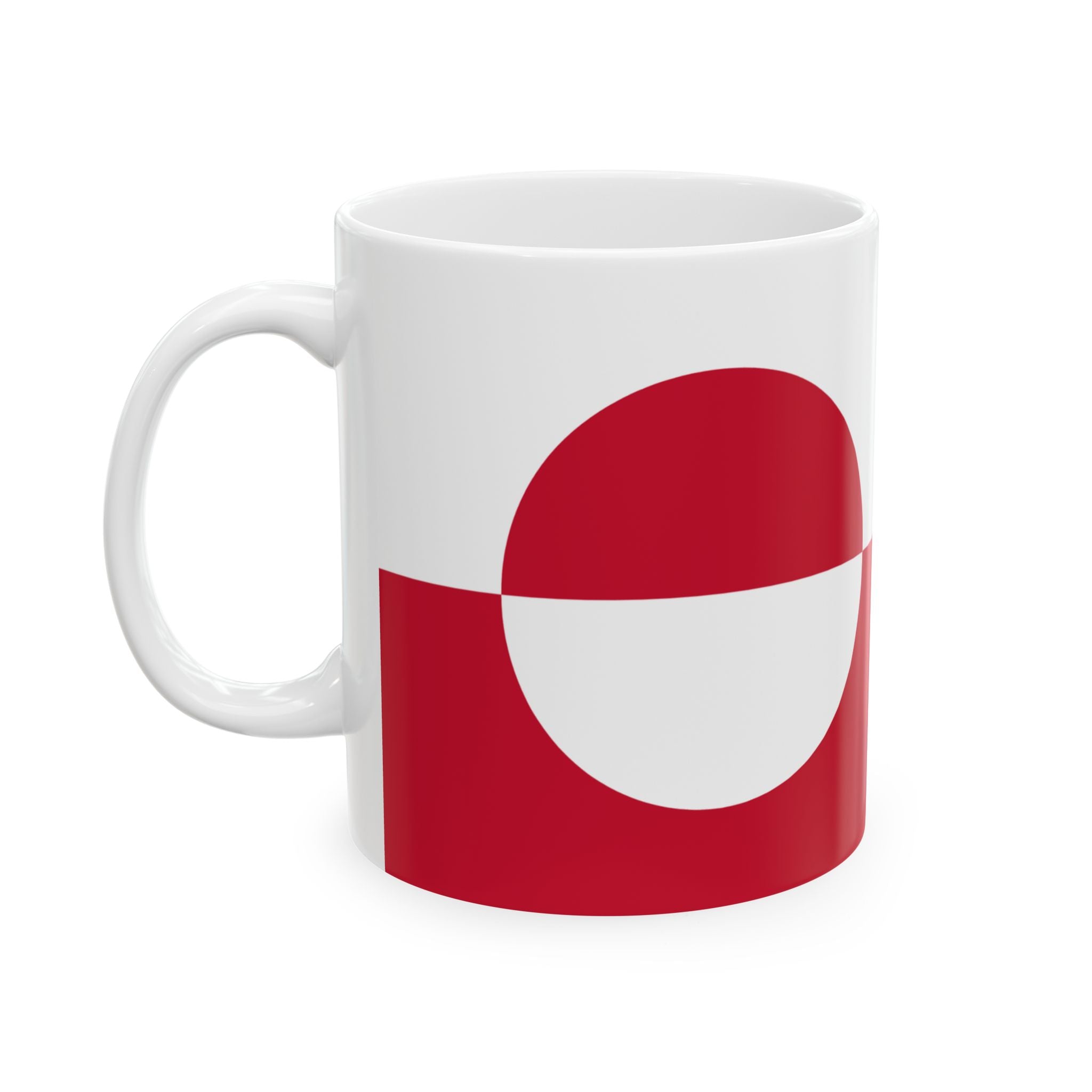 Greenland Flag Mug | Patriotic Coffee Cup | Gift for Expats, Greenland Heritage & Travelers