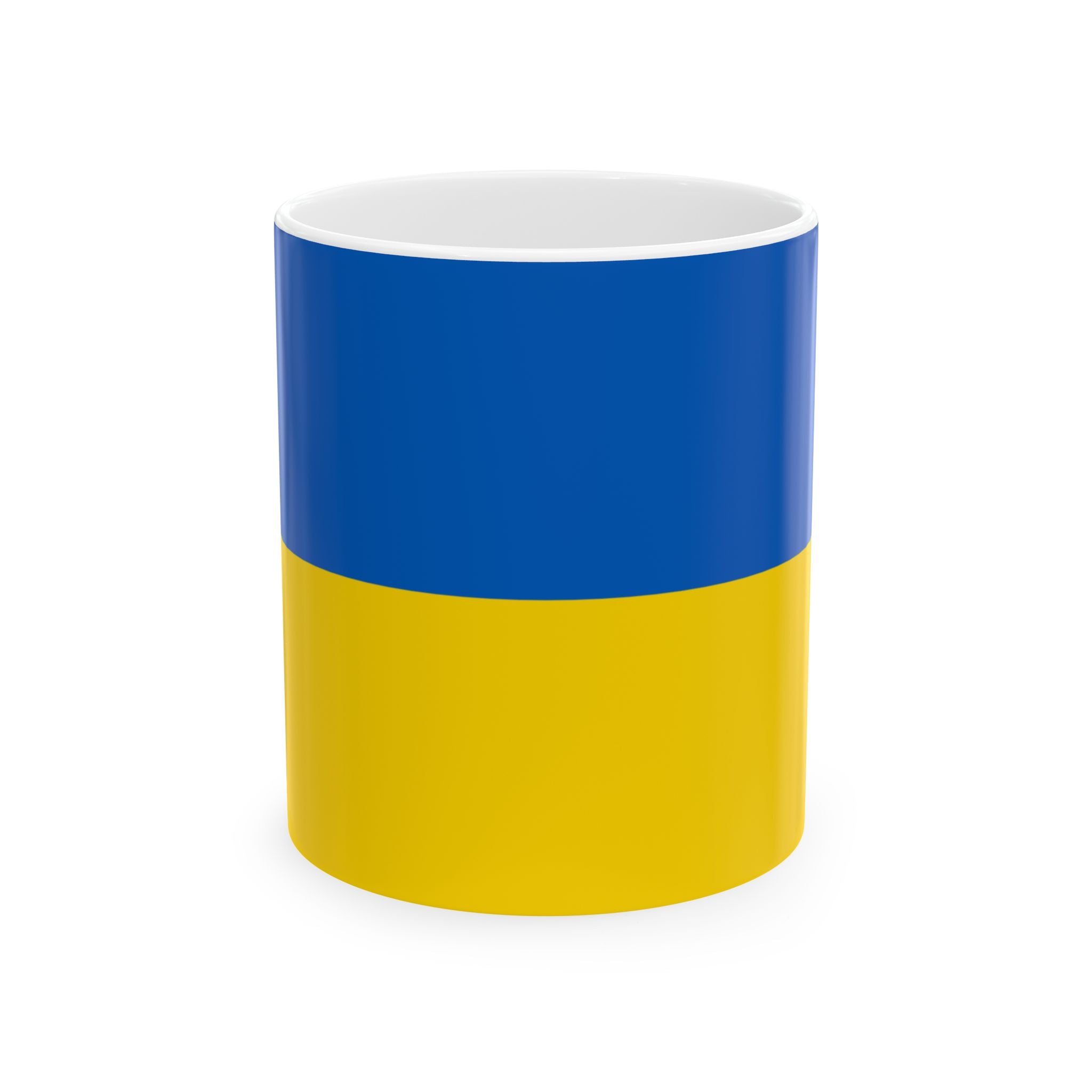 Ukraine Flag Mug | Patriotic Coffee Cup | Gift for Expats, Ukraine Heritage & Travelers
