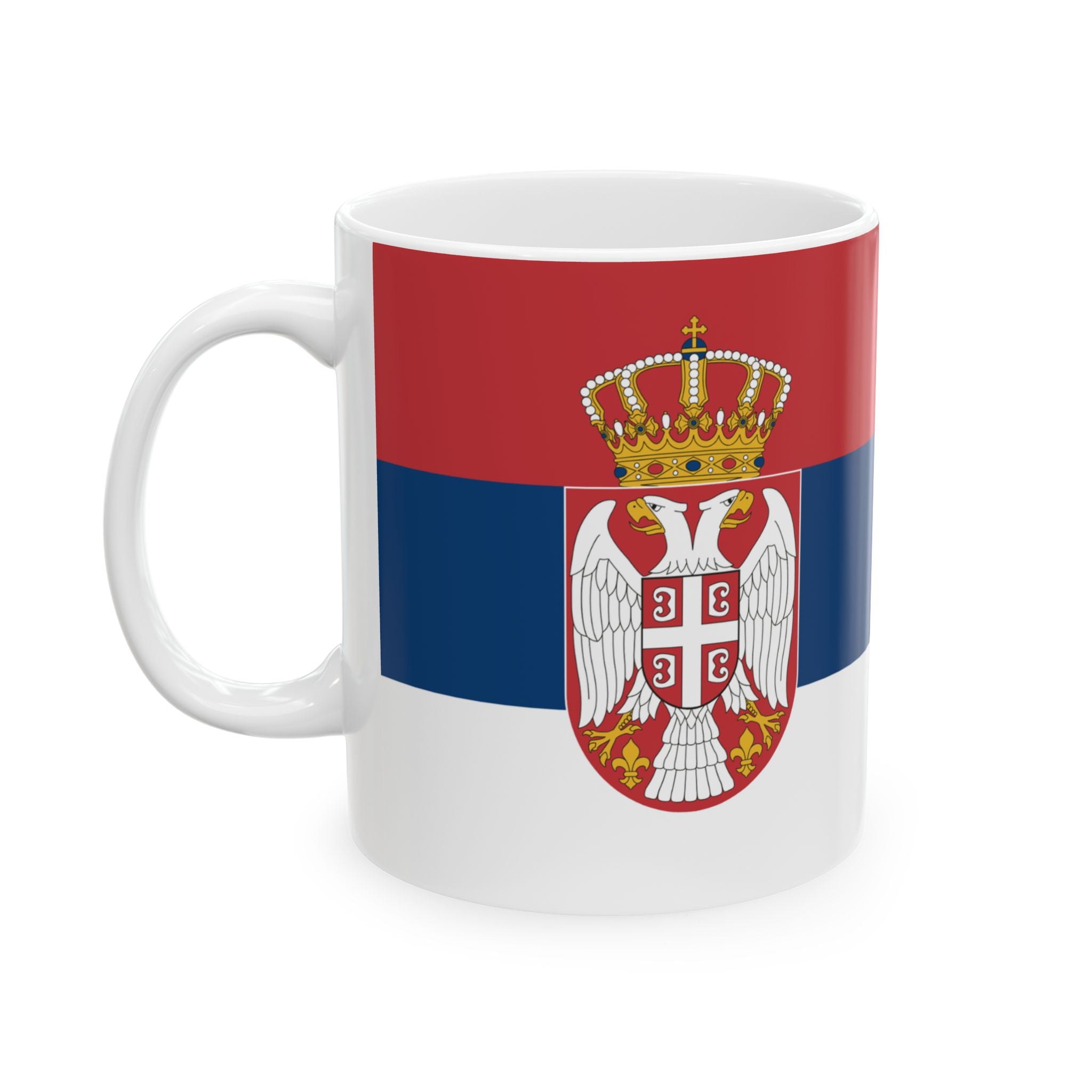 Serbia Flag Mug | Patriotic Coffee Cup | Gift for Expats, Serbia Heritage & Travelers