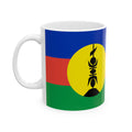 New Caledonia Flag Mug | Patriotic Coffee Cup | Gift for Expats, New Caledonia Heritage & Travelers