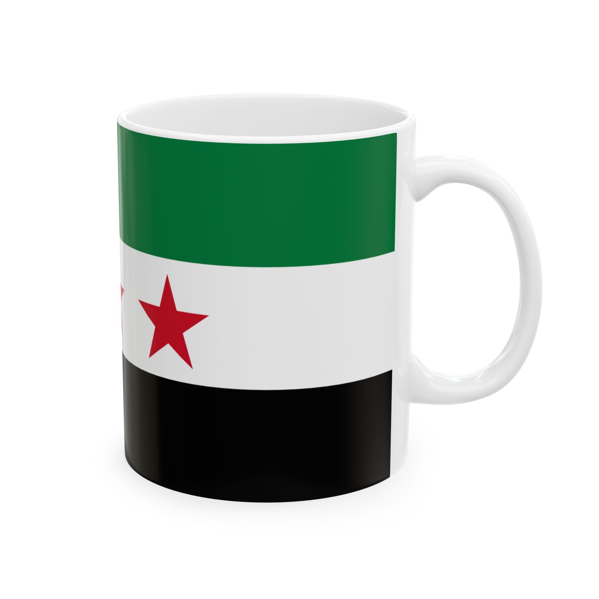 Syria Flag Mug | Patriotic Coffee Cup | Gift for Expats, Syria Heritage & Travelers