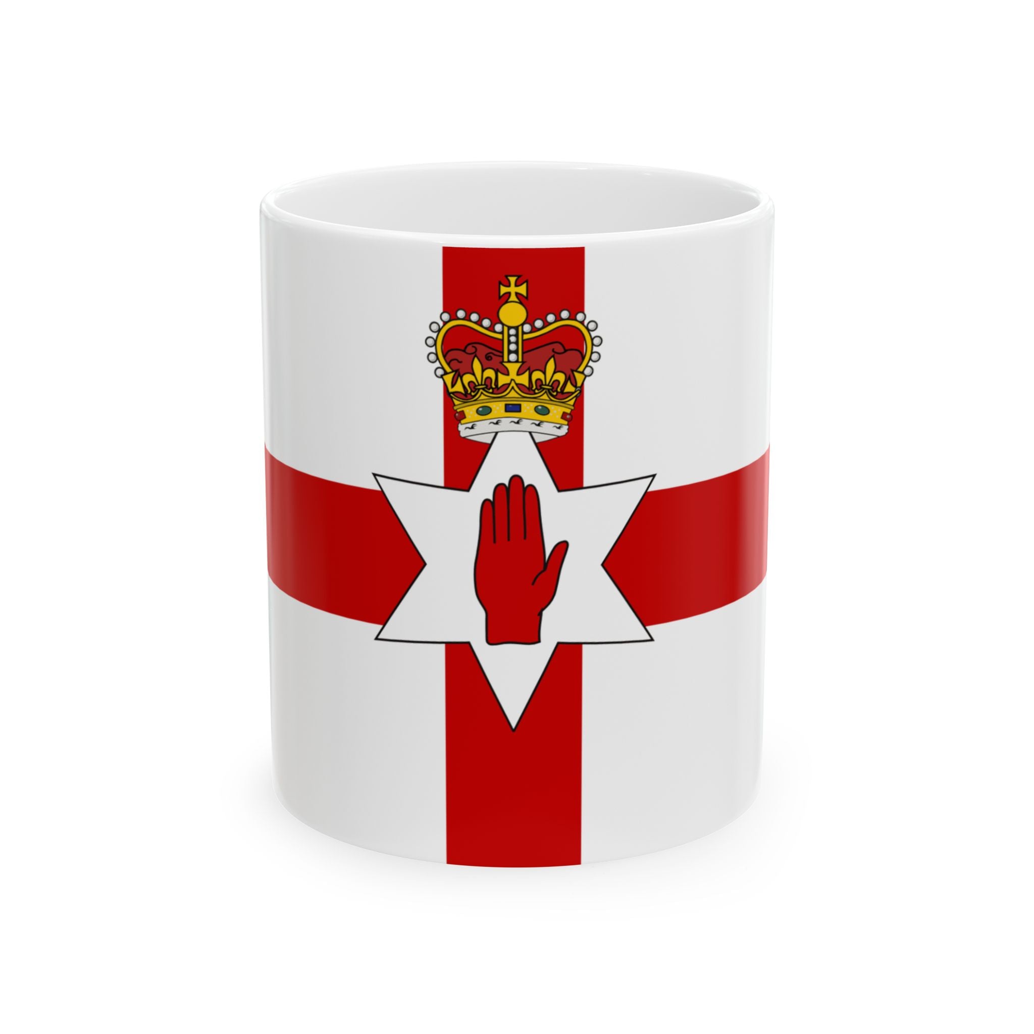 Northern Ireland Flag Mug | Patriotic Coffee Cup | Gift for Expats, Northern Ireland Heritage & Travelers