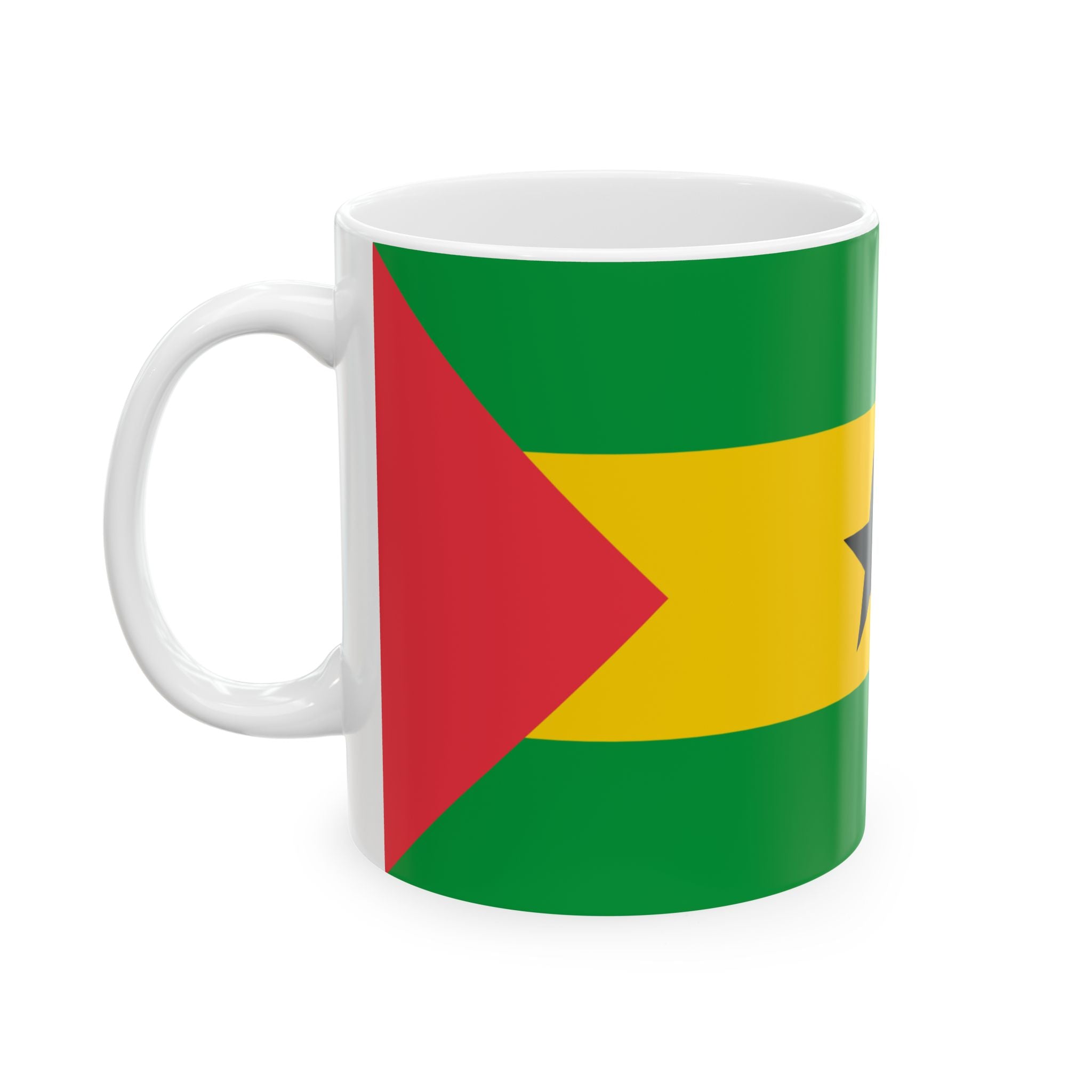 São Tomé and Príncipe Flag Mug | Patriotic Coffee Cup | Gift for Expats, São Tomé and Príncipe Heritage & Travelers