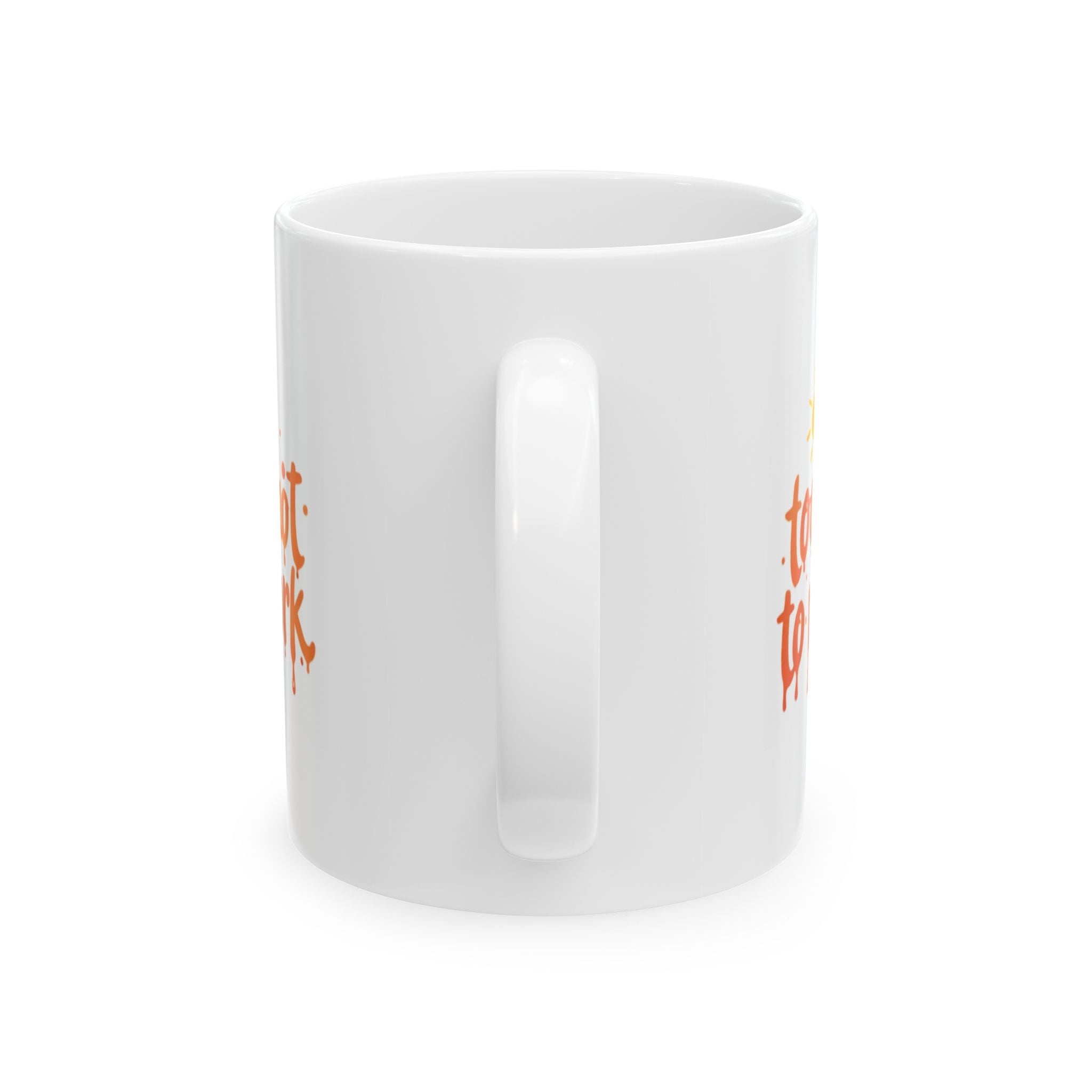 too hot to work Summer Mug | Cute Coffee Mug | Beach Coffee Cup | Iced Coffee Mug | Summer Gift | Ceramic Mug