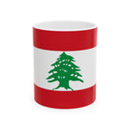 Lebanon Flag Mug | Patriotic Coffee Cup | Gift for Expats, Lebanon Heritage & Travelers