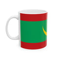Mauritania Flag Mug | Patriotic Coffee Cup | Gift for Expats, Mauritania Heritage & Travelers