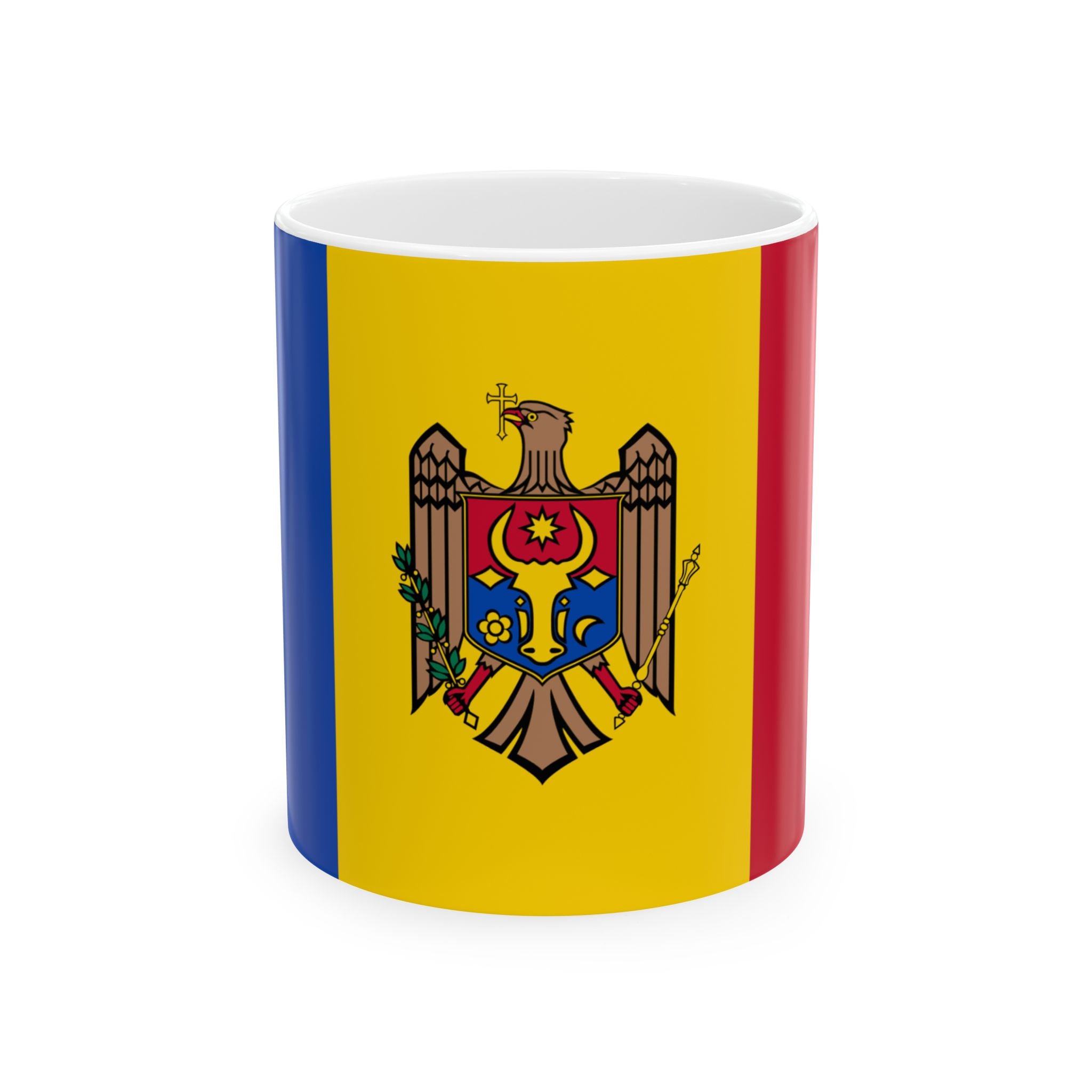 Moldova Flag Mug | Patriotic Coffee Cup | Gift for Expats, Moldova Heritage & Travelers