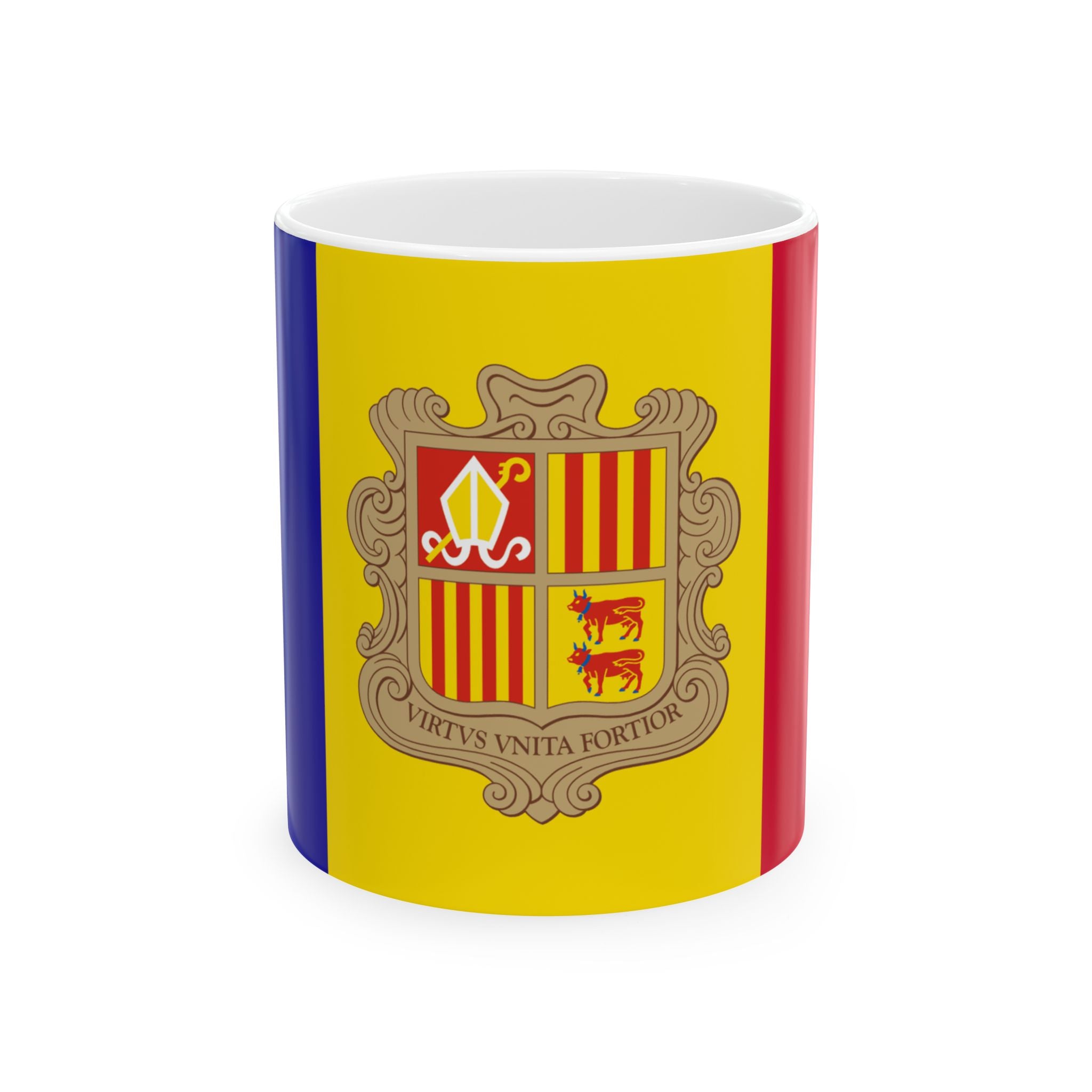 Andorra Flag Mug | Patriotic Coffee Cup | Gift for Expats, Andorra Heritage & Travelers