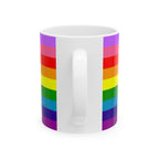 Gilbert Baker Pride Mug | Gilbert Baker Flag Coffee Cup | LGBTQ+ Pride Gift | Queer Community Mug