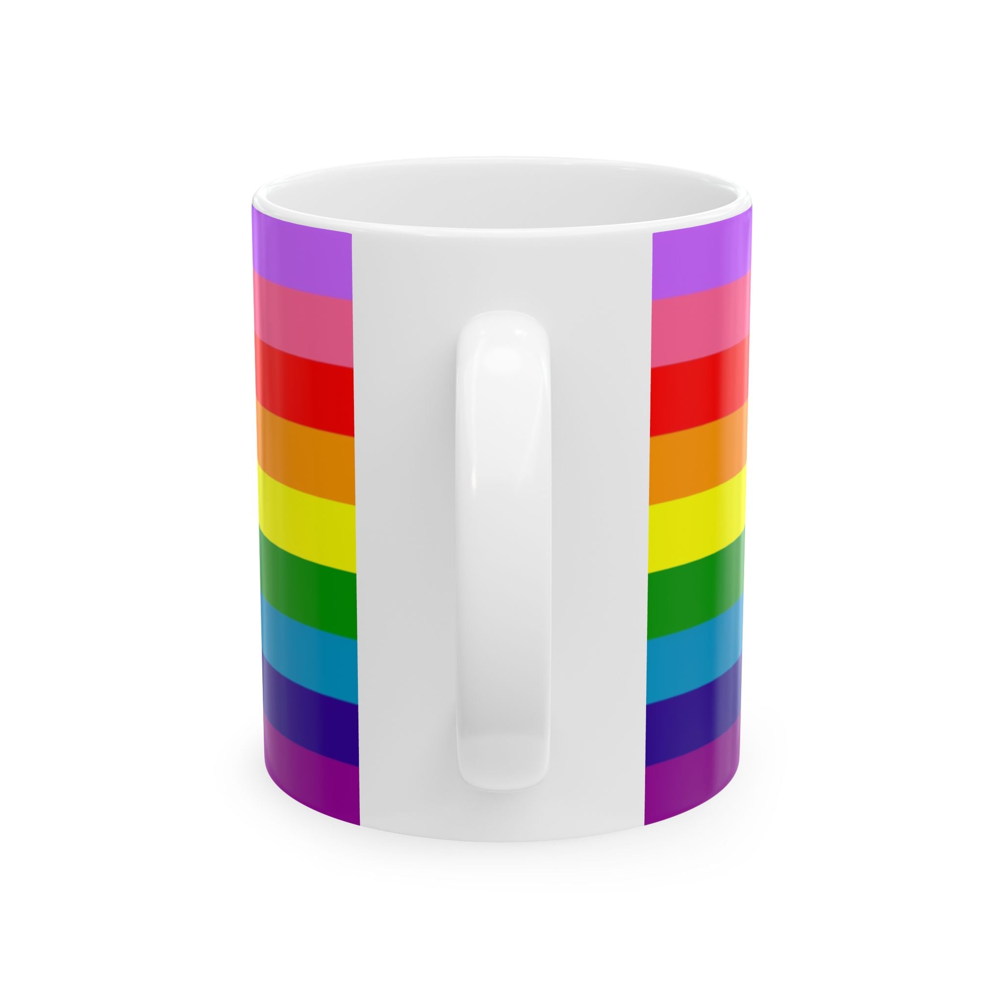Gilbert Baker Pride Mug | Gilbert Baker Flag Coffee Cup | LGBTQ+ Pride Gift | Queer Community Mug