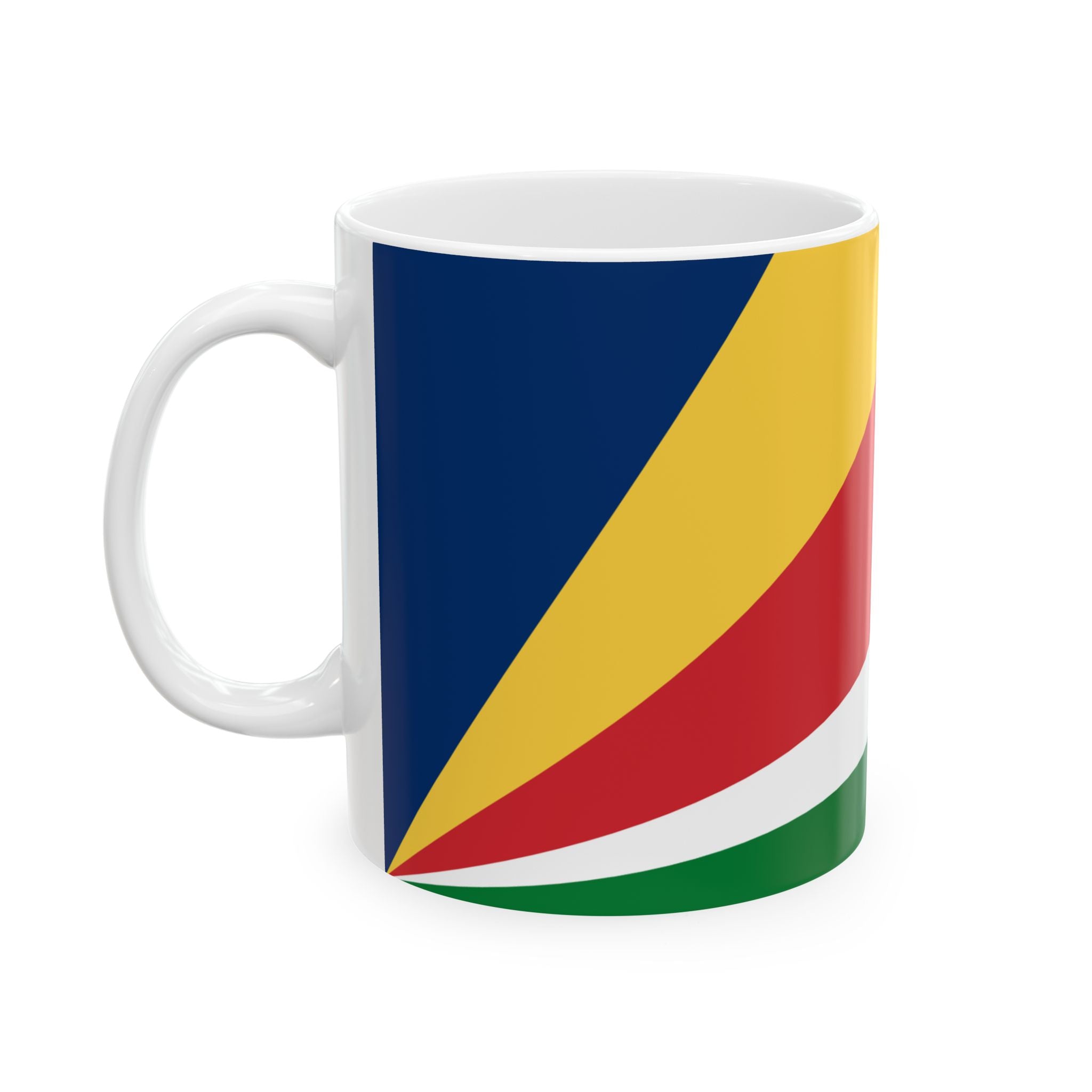 Seychelles Flag Mug | Patriotic Coffee Cup | Gift for Expats, Seychelles Heritage & Travelers