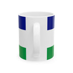 Lesotho Flag Mug | Patriotic Coffee Cup | Gift for Expats, Lesotho Heritage & Travelers