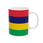 Mauritius Flag Mug | Patriotic Coffee Cup | Gift for Expats, Mauritius Heritage & Travelers