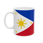 Philippines Flag Mug | Patriotic Coffee Cup | Gift for Expats, Philippines Heritage & Travelers