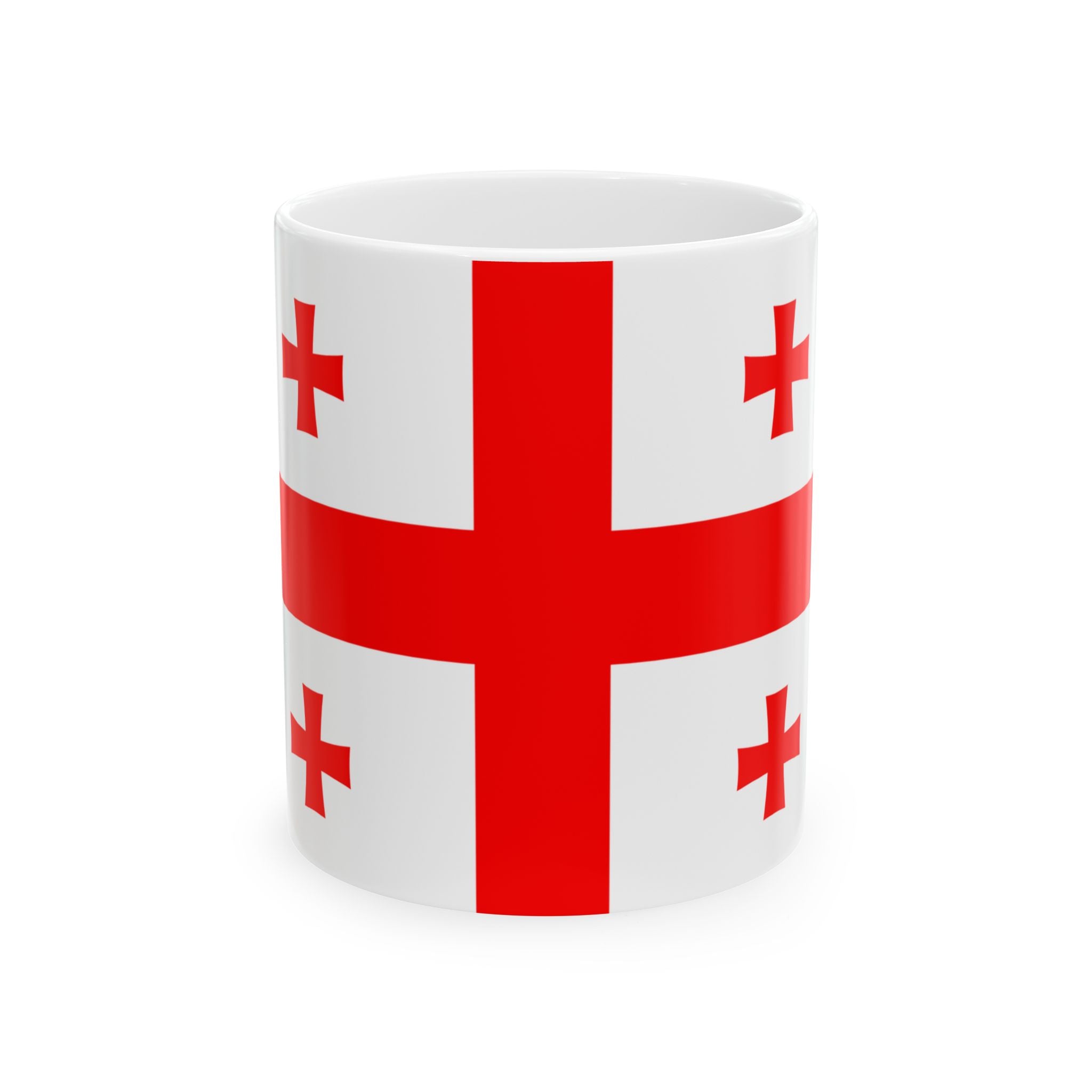 Georgia Flag Mug | Patriotic Coffee Cup | Gift for Expats, Georgia Heritage & Travelers