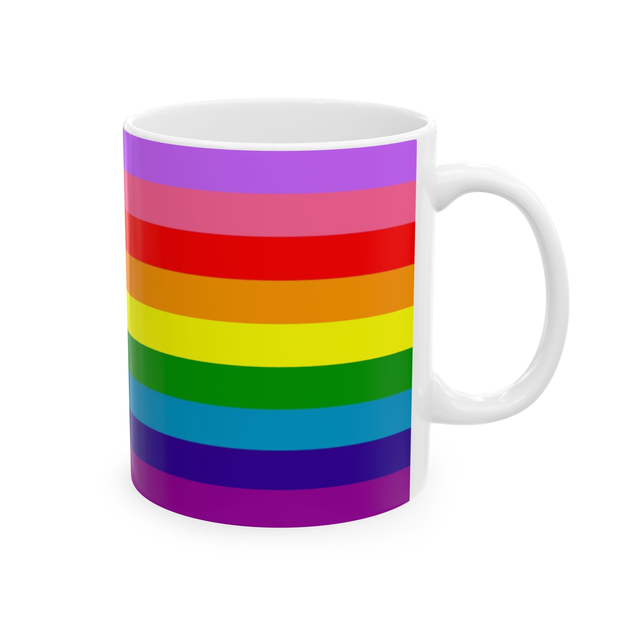 Gilbert Baker Pride Mug | Gilbert Baker Flag Coffee Cup | LGBTQ+ Pride Gift | Queer Community Mug