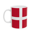 Denmark Flag Mug | Patriotic Coffee Cup | Gift for Expats, Denmark Heritage & Travelers
