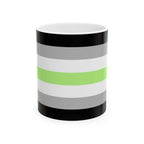 Agender Pride Mug | Agender Flag Coffee Cup | LGBTQ+ Pride Gift | Queer Community Mug