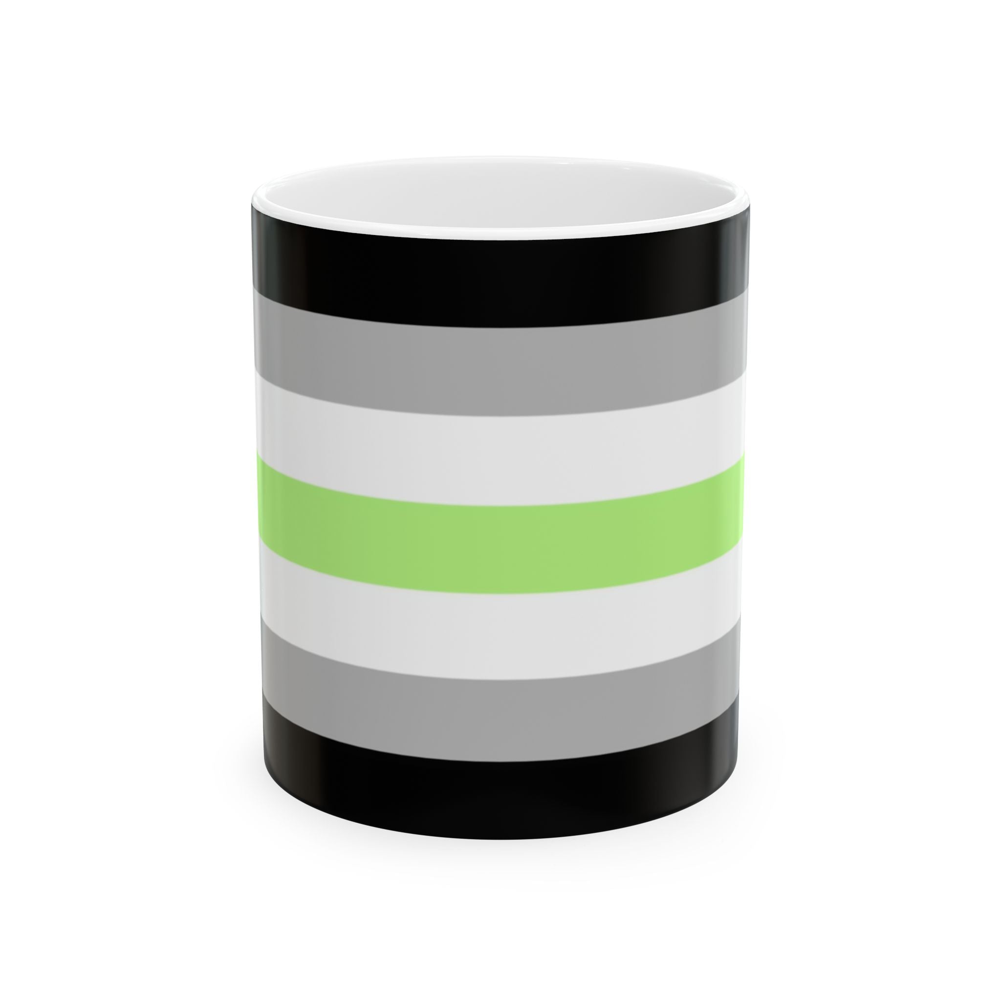 Agender Pride Mug | Agender Flag Coffee Cup | LGBTQ+ Pride Gift | Queer Community Mug
