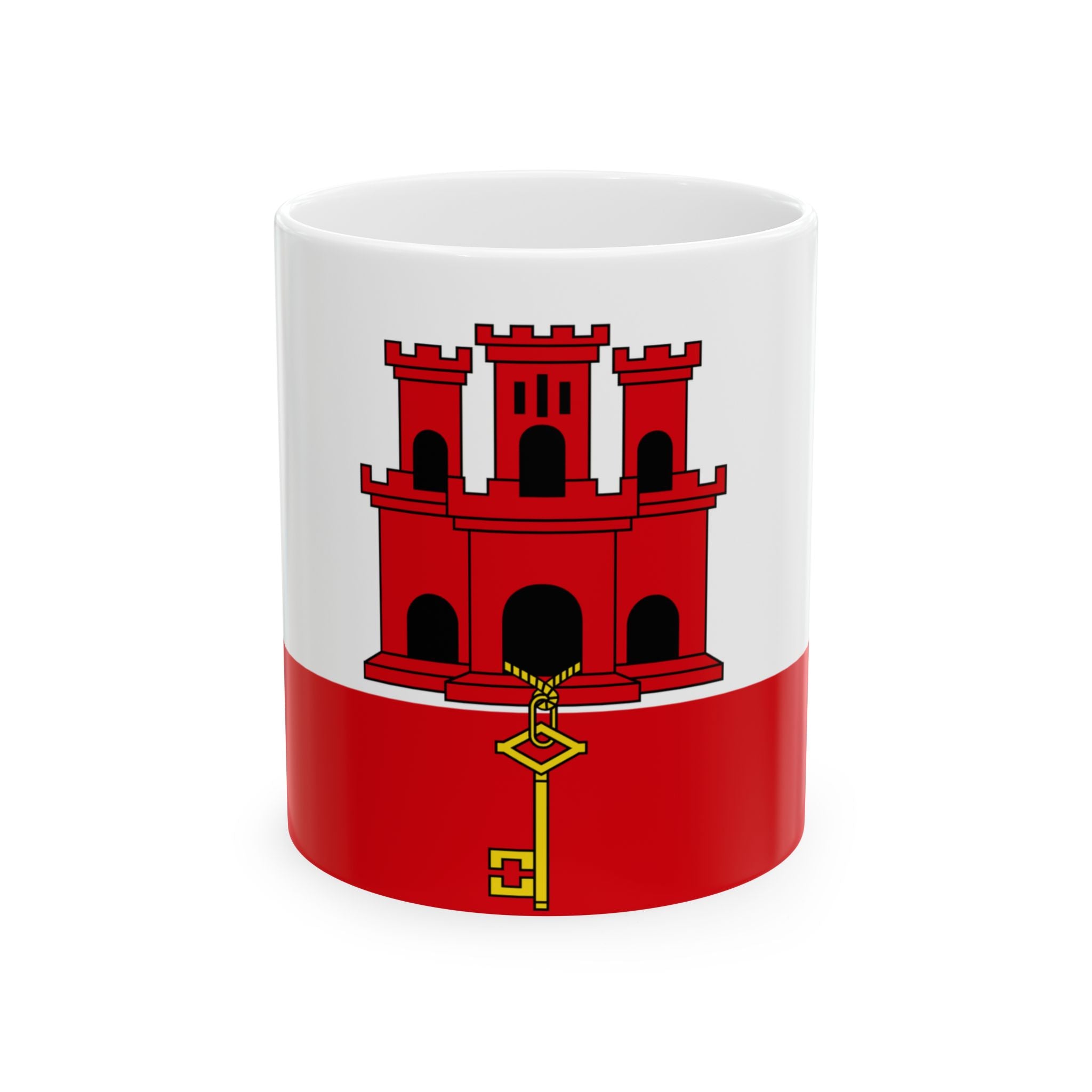 Gibraltar Flag Mug | Patriotic Coffee Cup | Gift for Expats, Gibraltar Heritage & Travelers
