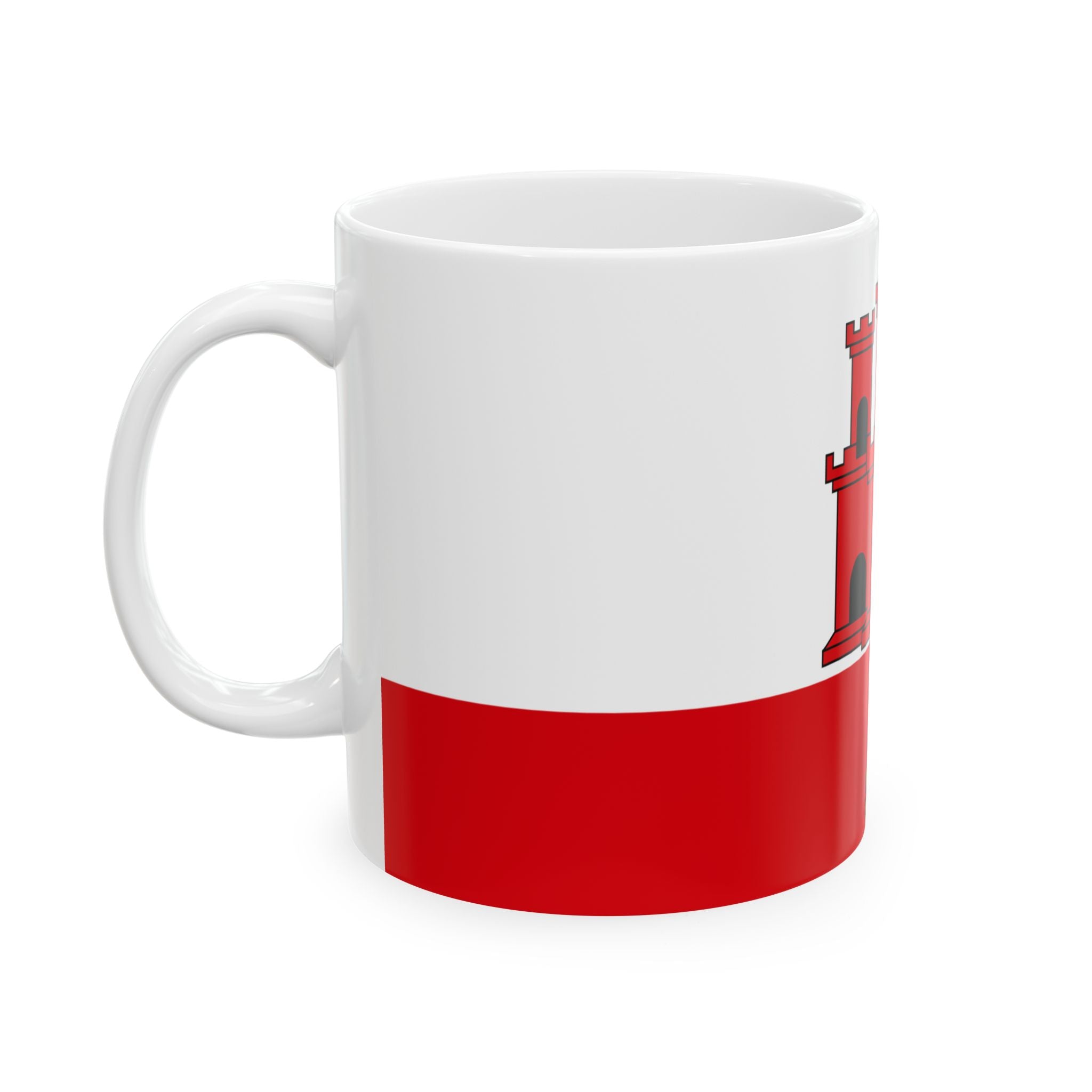 Gibraltar Flag Mug | Patriotic Coffee Cup | Gift for Expats, Gibraltar Heritage & Travelers