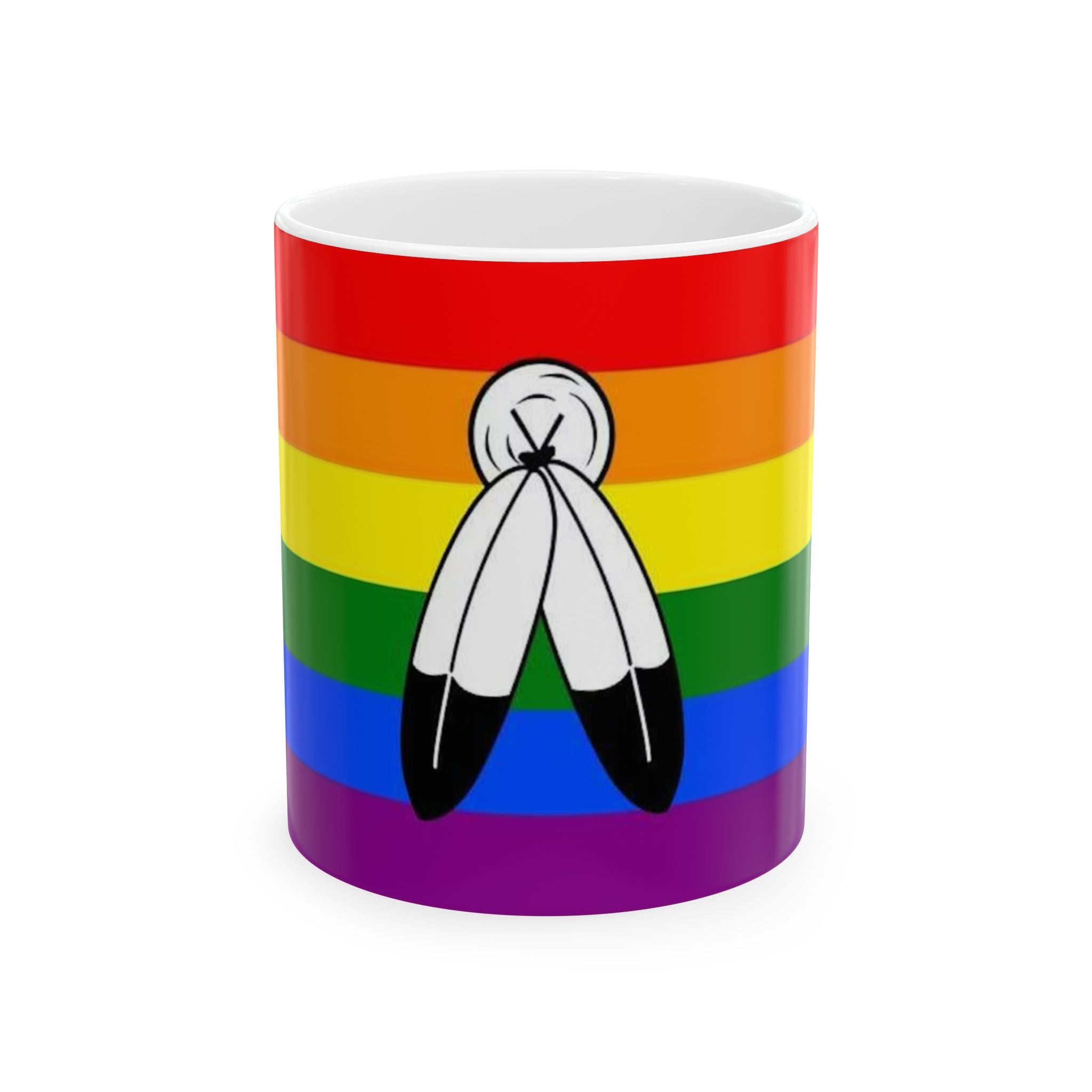 Two-Spirit Pride Mug | Two-Spirit Flag Coffee Cup | LGBTQ+ Pride Gift | Two-Spirit Community Mug