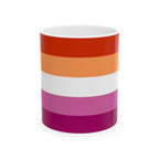 Lesbian Pride Mug | Lesbian Flag Coffee Cup | LGBTQ+ Pride Gift | Queer Community Mug