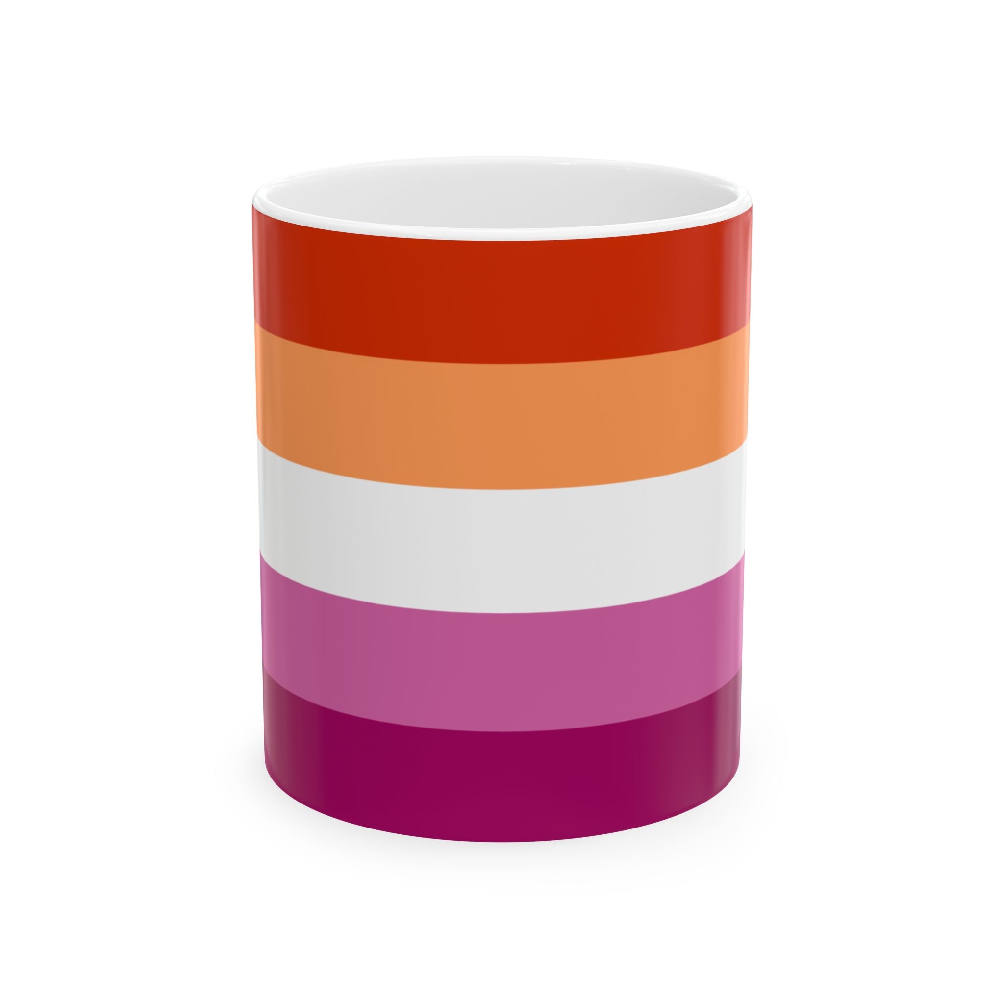 Lesbian Pride Mug | Lesbian Flag Coffee Cup | LGBTQ+ Pride Gift | Queer Community Mug