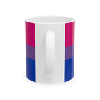 Bisexual Pride Mug | Bisexual Flag Coffee Cup | LGBTQ+ Pride Gift | Queer Community Mug