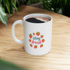 stay fresh Summer Mug | Cute Coffee Mug | Beach Coffee Cup | Iced Coffee Mug | Summer Gift | Ceramic Mug