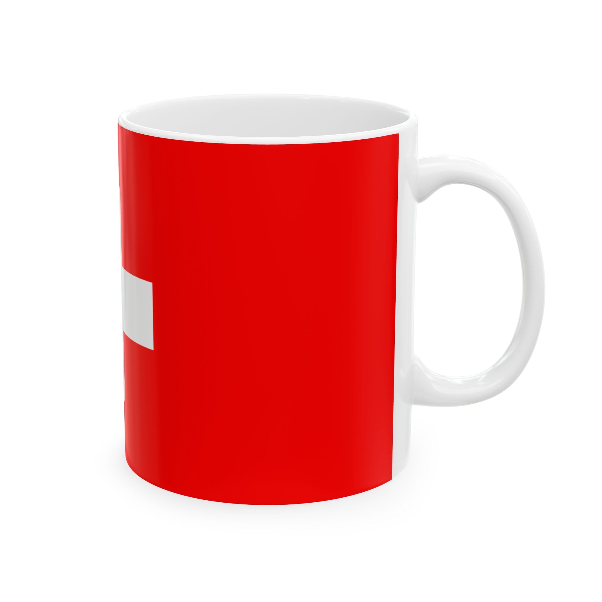 Switzerland Flag Mug | Patriotic Coffee Cup | Gift for Expats, Switzerland Heritage & Travelers