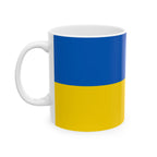 Ukraine Flag Mug | Patriotic Coffee Cup | Gift for Expats, Ukraine Heritage & Travelers
