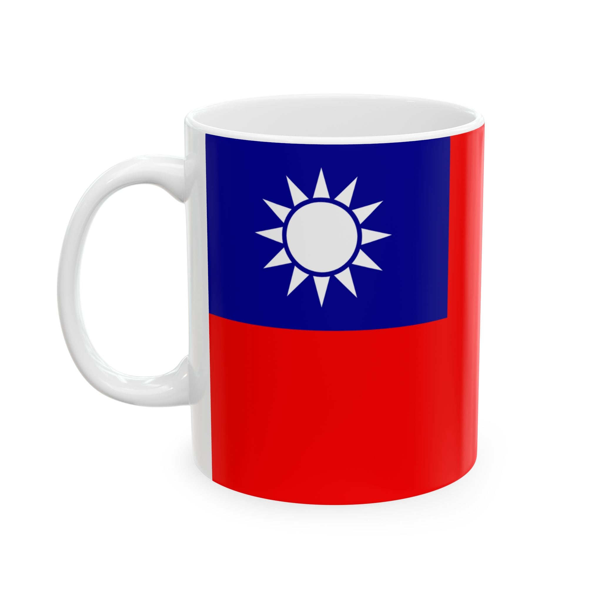 Taiwan Flag Mug | Patriotic Coffee Cup | Gift for Expats, Taiwan Heritage & Travelers