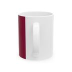 Qatar Flag Mug | Patriotic Coffee Cup | Gift for Expats, Qatar Heritage & Travelers