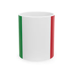 Italy Flag Mug | Patriotic Coffee Cup | Gift for Expats, Italy Heritage & Travelers
